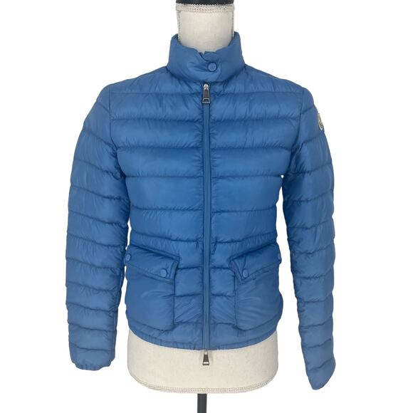 Moncler Puffer Archivio DNA Lans Down Jacket in Blue - Picture 3 of 16
